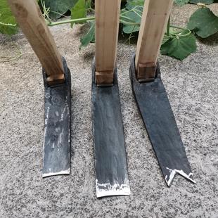 农具 手工锻打锄头种菜家用农具园艺翻地挖笋刨树根户外轨道钢老式
