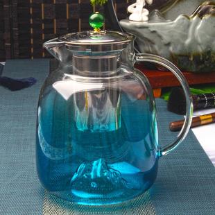 家用花茶水壶耐高温加厚耐热过滤水壶煮茶壶器 玻璃泡茶壶茶具套装