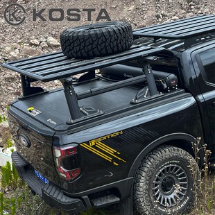 KOSTA后斗Ranger游騎俠猛禽后備尾箱卷簾后蓋F150拓展龍門行李架