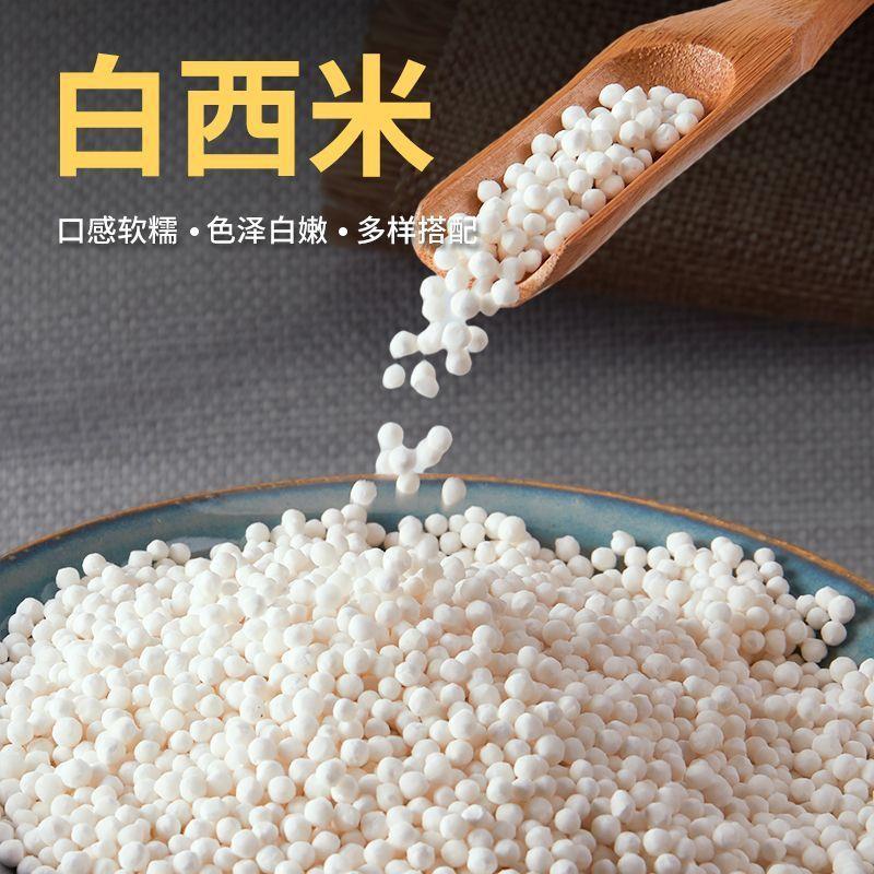 代发包邮白西米露杨枝甘露珍珠奶茶专用小西米粒水果捞芋圆椰汁