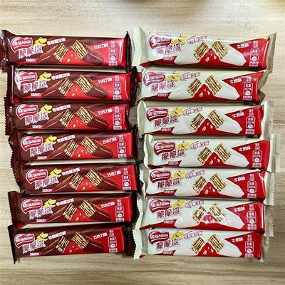 脆脆鲨涂层威化夹心饼干牛