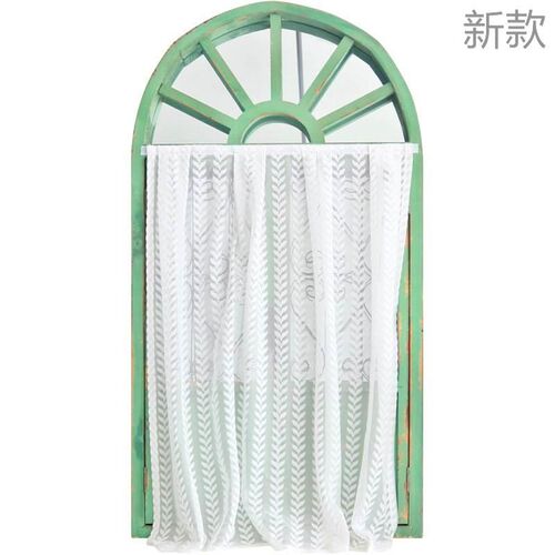 魔术贴纱帘自粘蕾丝窗帘成品公主窗纱白色少女梦幻门帘隔断新款