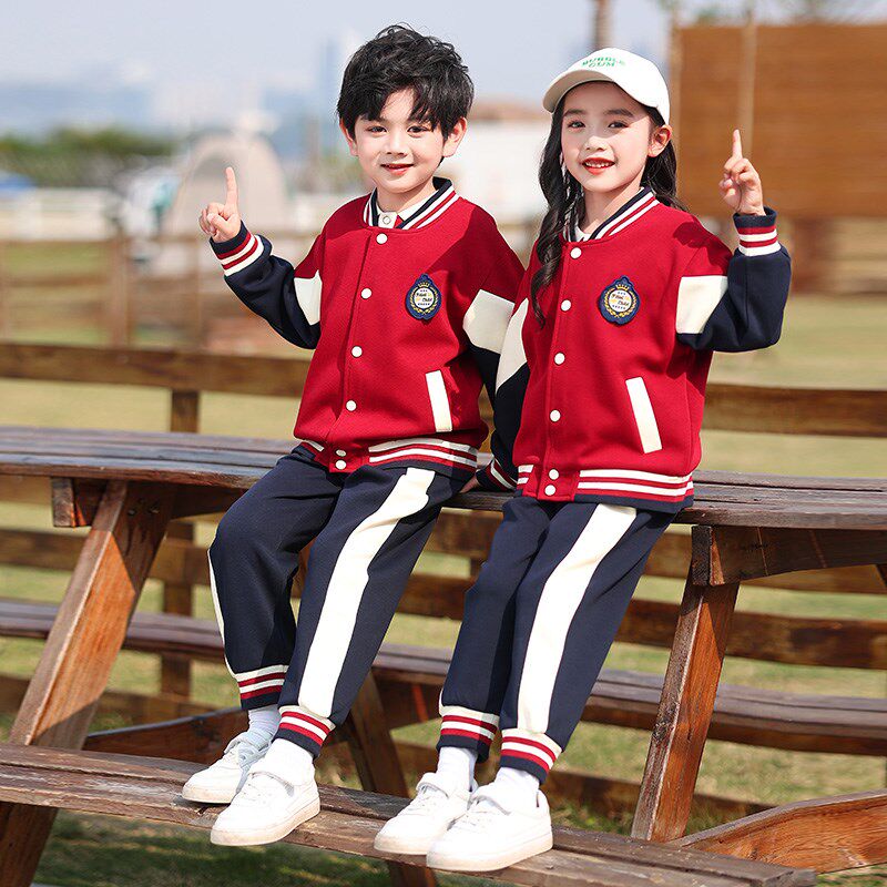 小学生校服套装春秋装三件套幼儿园园服夏天英伦S风夏季款儿童班
