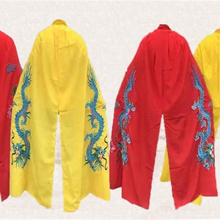 【可定制】戏剧戏曲龙凤绣花披风成人表演服装影视用品