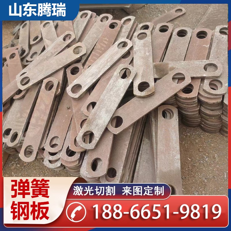 65Mn弹簧钢板定制NM400nm500高强度耐磨钢板Mn13高锰板抛丸机衬板