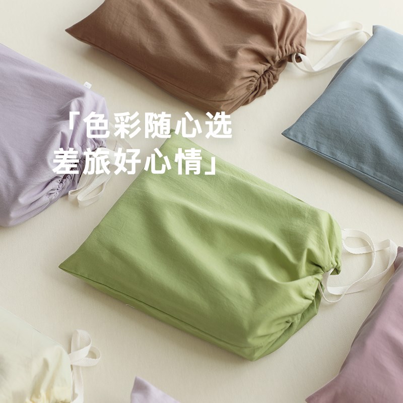 不滑的纯棉酒店隔脏睡袋 可拆分便携出差床单全棉被套送女友礼物