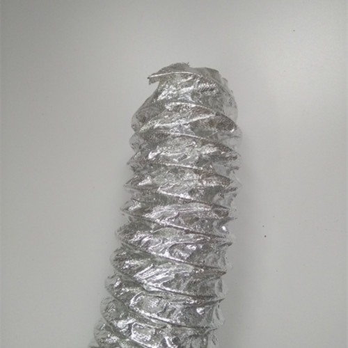 75100/125/150/160铝箔玻纤布 耐高温风管软管伸缩防火阻燃高温管