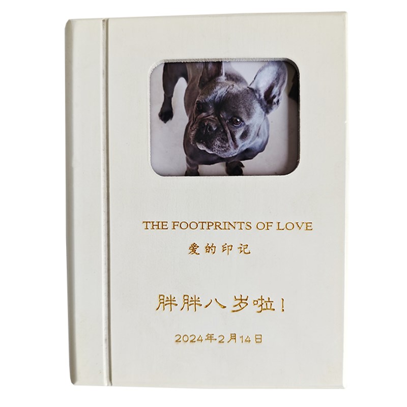 宠物猫狗爪印脚印纪念品宝宝手足印满月百天周岁婴儿手印新生礼品