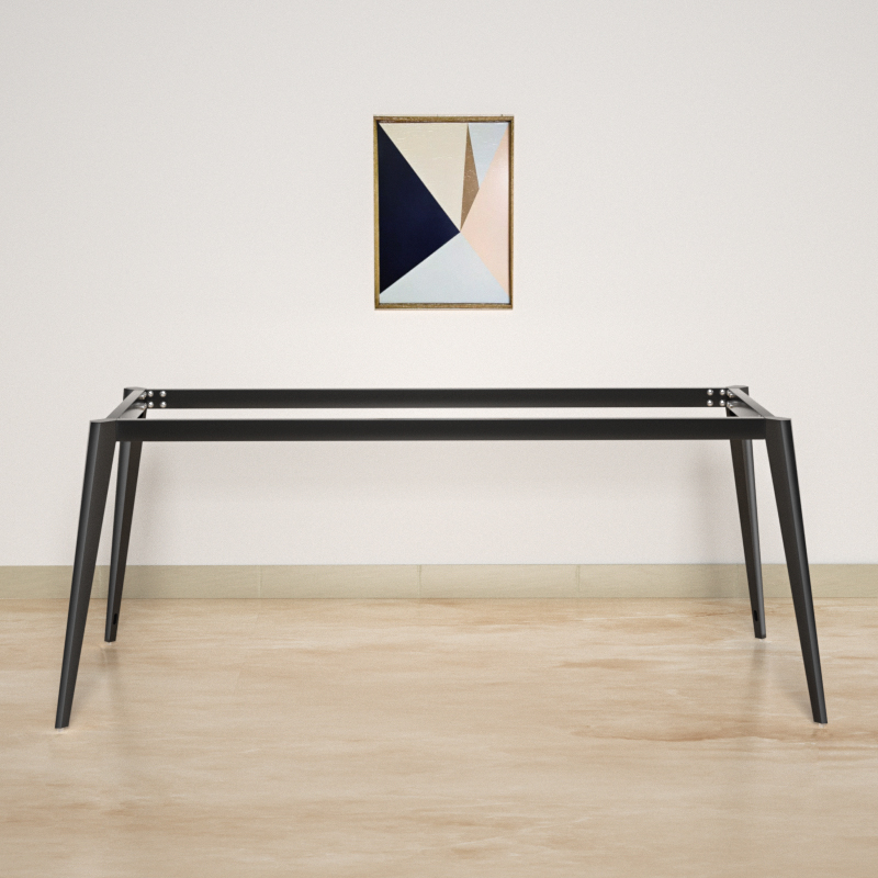 定制桌腿支架办公桌架吧台桌腿餐桌支架铁艺书桌电脑桌架会议架子