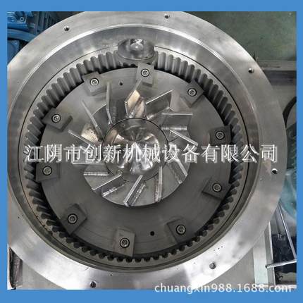厂家供应食品化工制药超微粉碎机不锈钢刀盘齿圈锤头配件