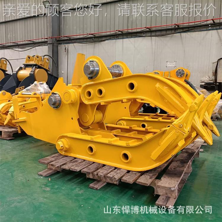 夹悍ETF博载机夹木器 铲车木改抓装子 轮式机