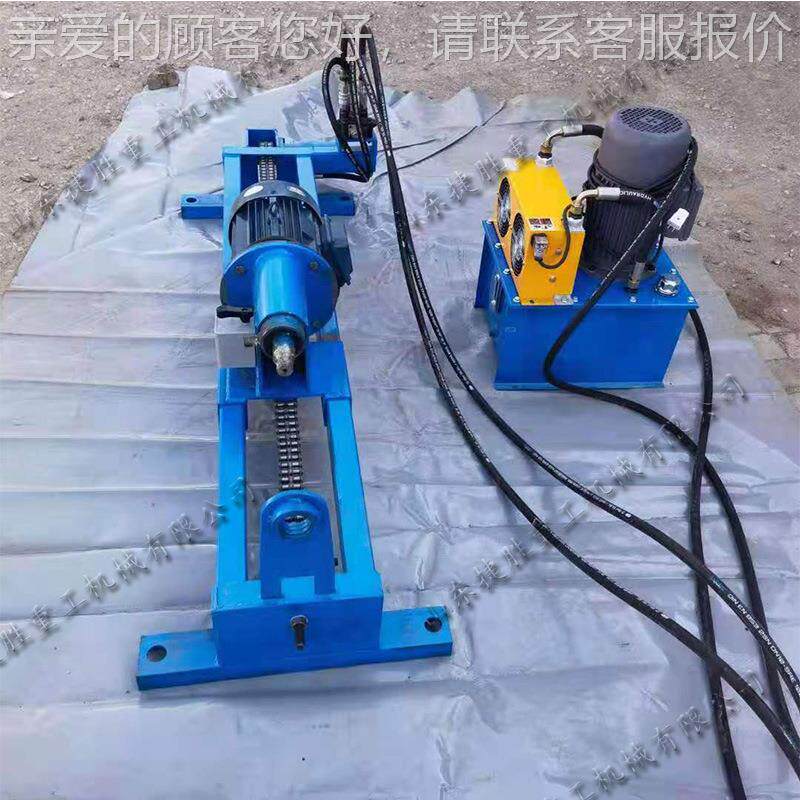 横穿过路水铺设缆钻孔机小型电电动平下钻眼地机液914压型顶管机