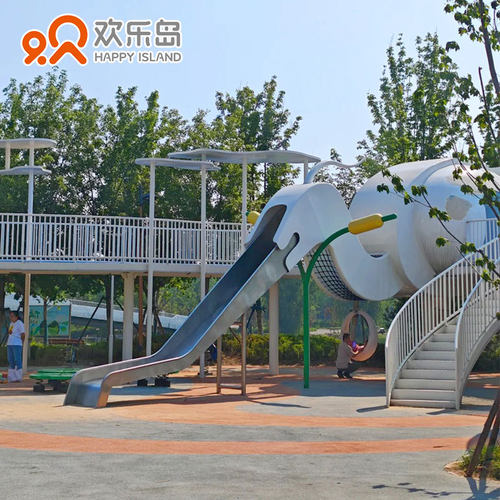 户外大型游乐设备厂家非标定做滑梯蹦床爬网秋千摇摇乐攀爬架设计
