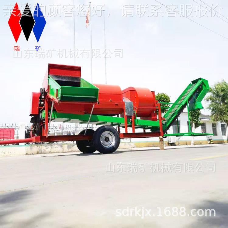 花生摘机8000型干湿两花生打果果机用进秧果分离自动料NDE电动脱