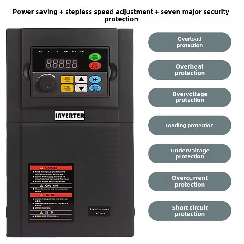 INVERTER变频器1.5/2.2/4/5.5/7.5/11/15/18.5/22KW三相380V/220V