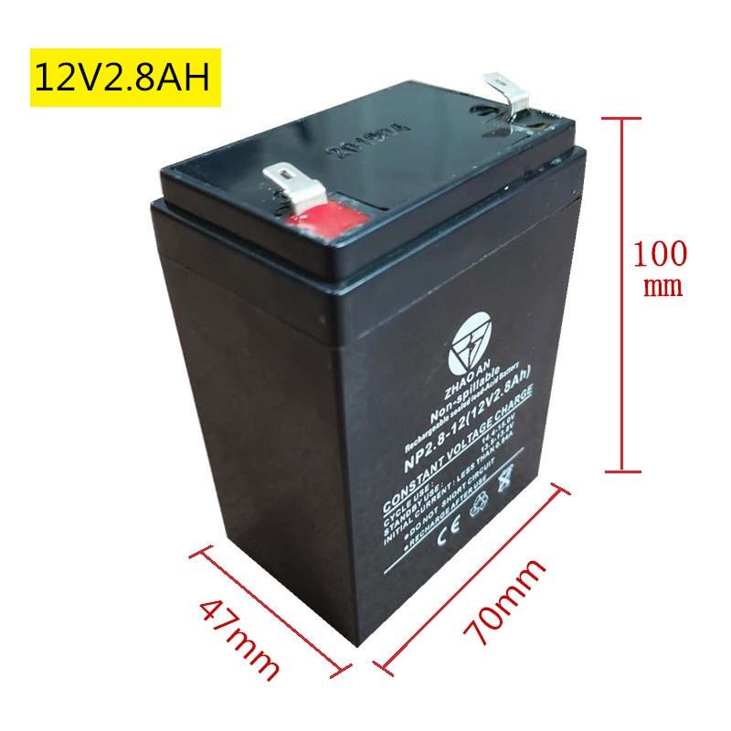 12V蓄电池12V2.8AH拉杆音响电瓶代替12V2AH2.2AH2.3AH2.5AH2.6AH