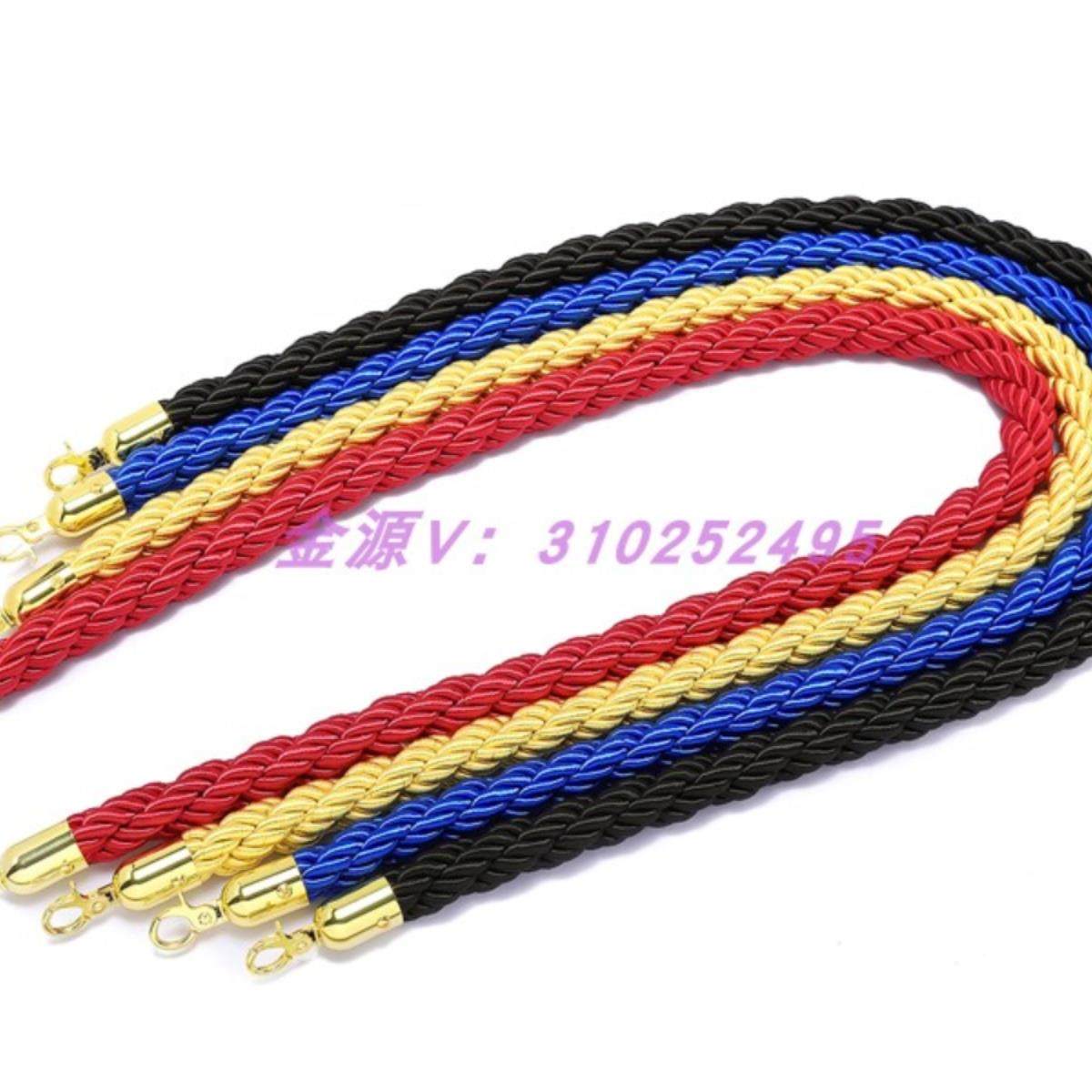 工厂直销酒店银行机场学校不锈钢立柱礼宾杆隔离麻花栏杆挂绳现货