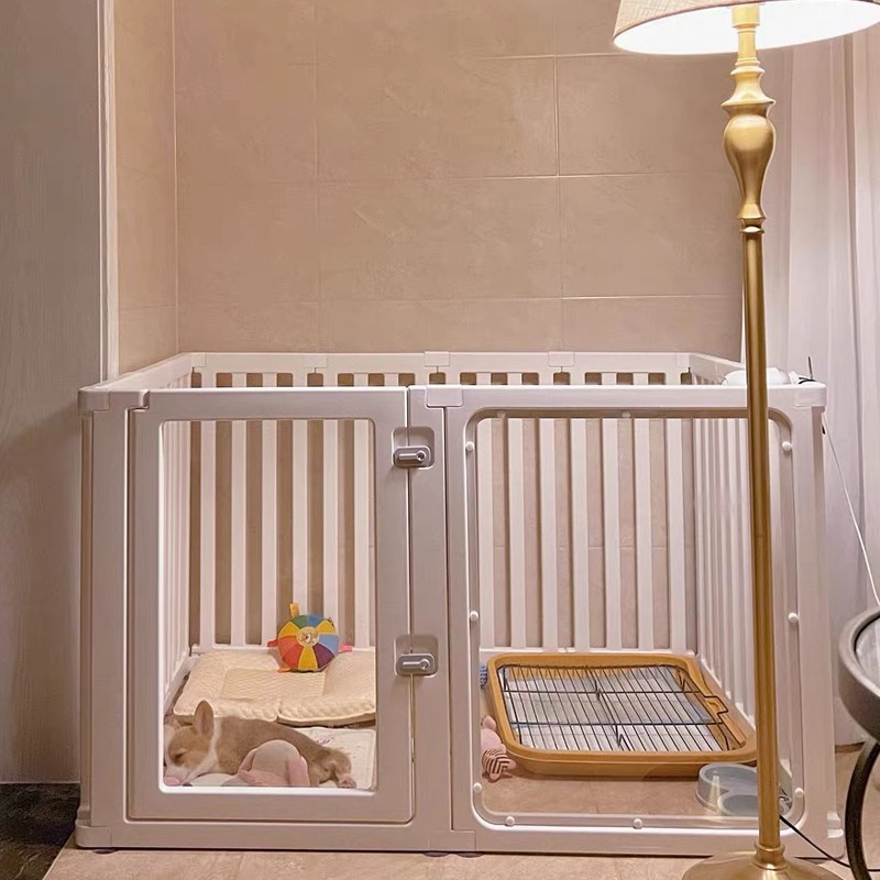 透明狗狗围栏亚克力狗窝栅栏室内隔离约克夏小型犬狗笼子家用栅栏