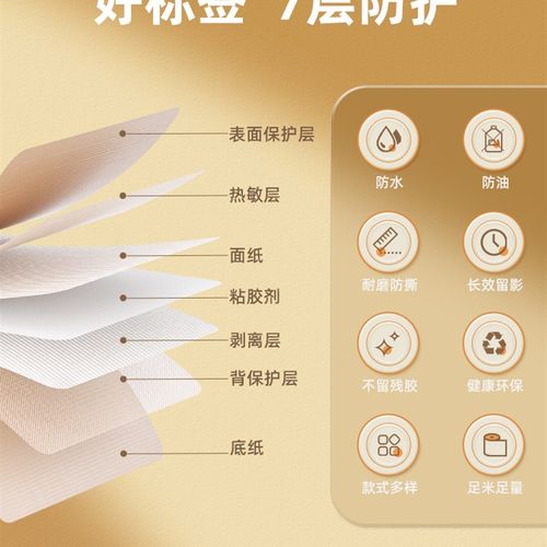 精臣B3S/B21/B203/B1【白色标签纸】影印纸不乾胶热敏纸服装吊牌