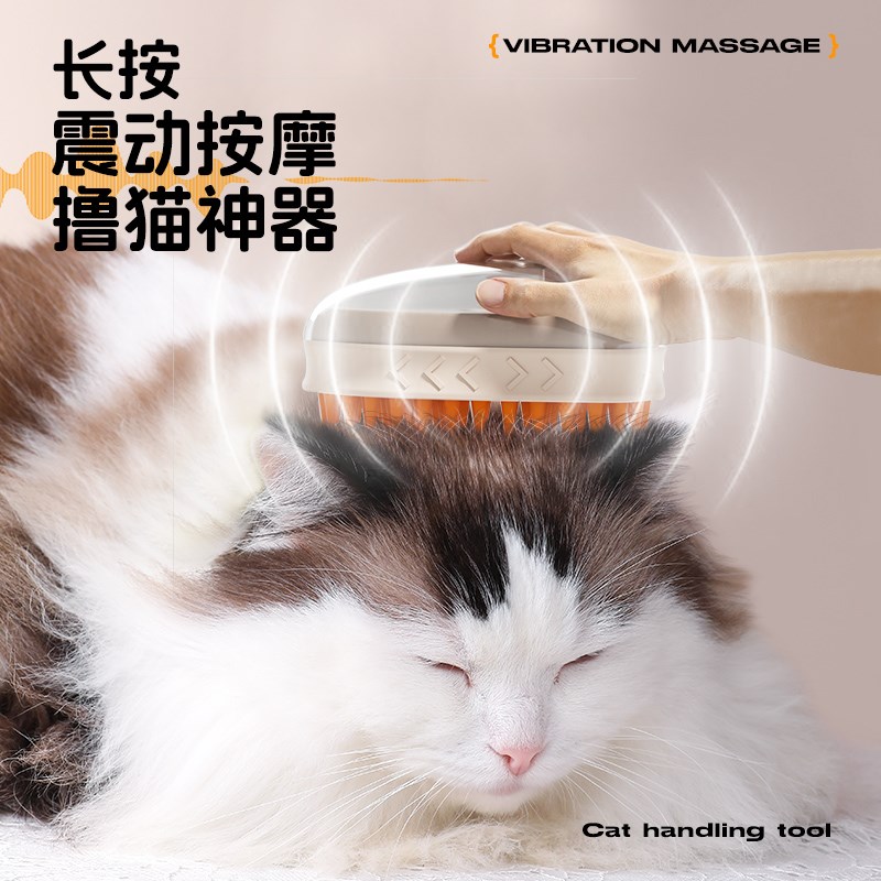宠物喷雾按摩梳猫咪蒸汽猫梳子梳毛器猫毛梳梳毛刷去浮毛狗毛