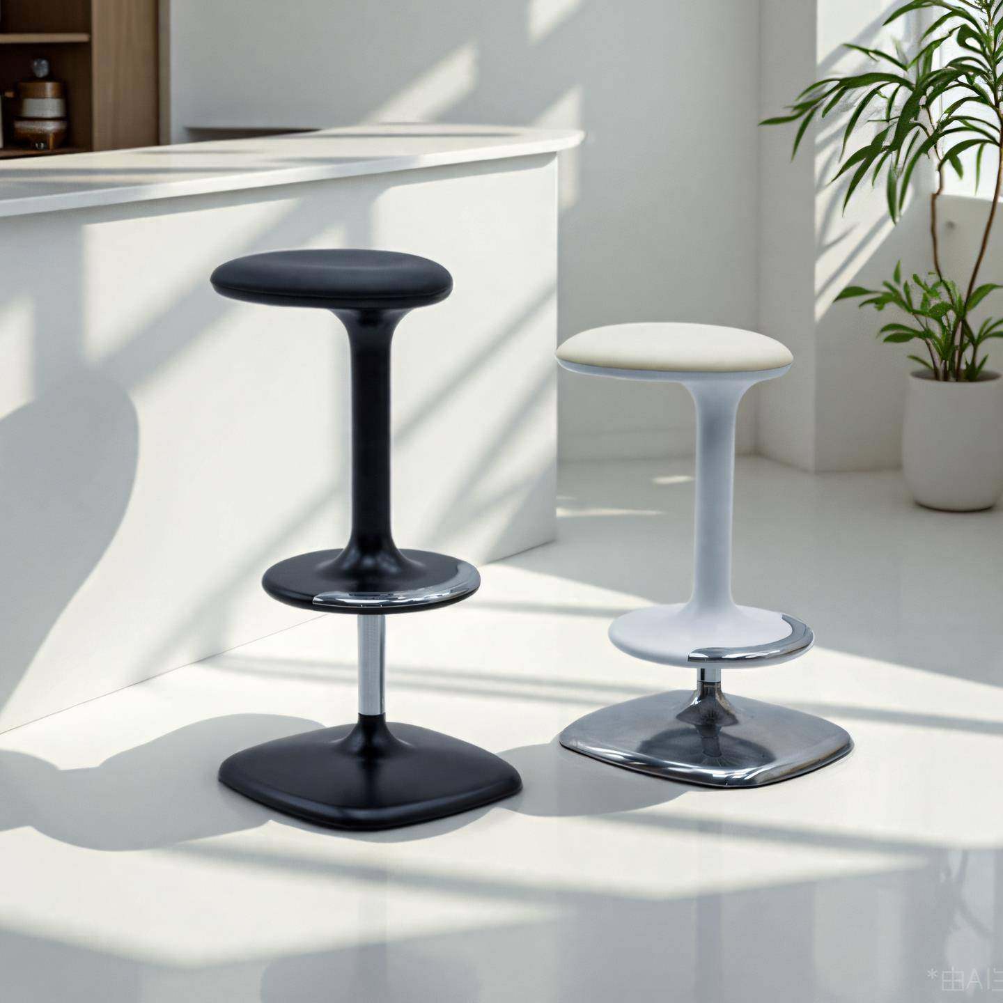 意式极简设计师Kant 吧凳现代简约可旋转家用高脚椅岛台餐吧椅,住宅家具,家用高脚椅,淘宝优惠券,粉丝福利购,淘宝优惠卷