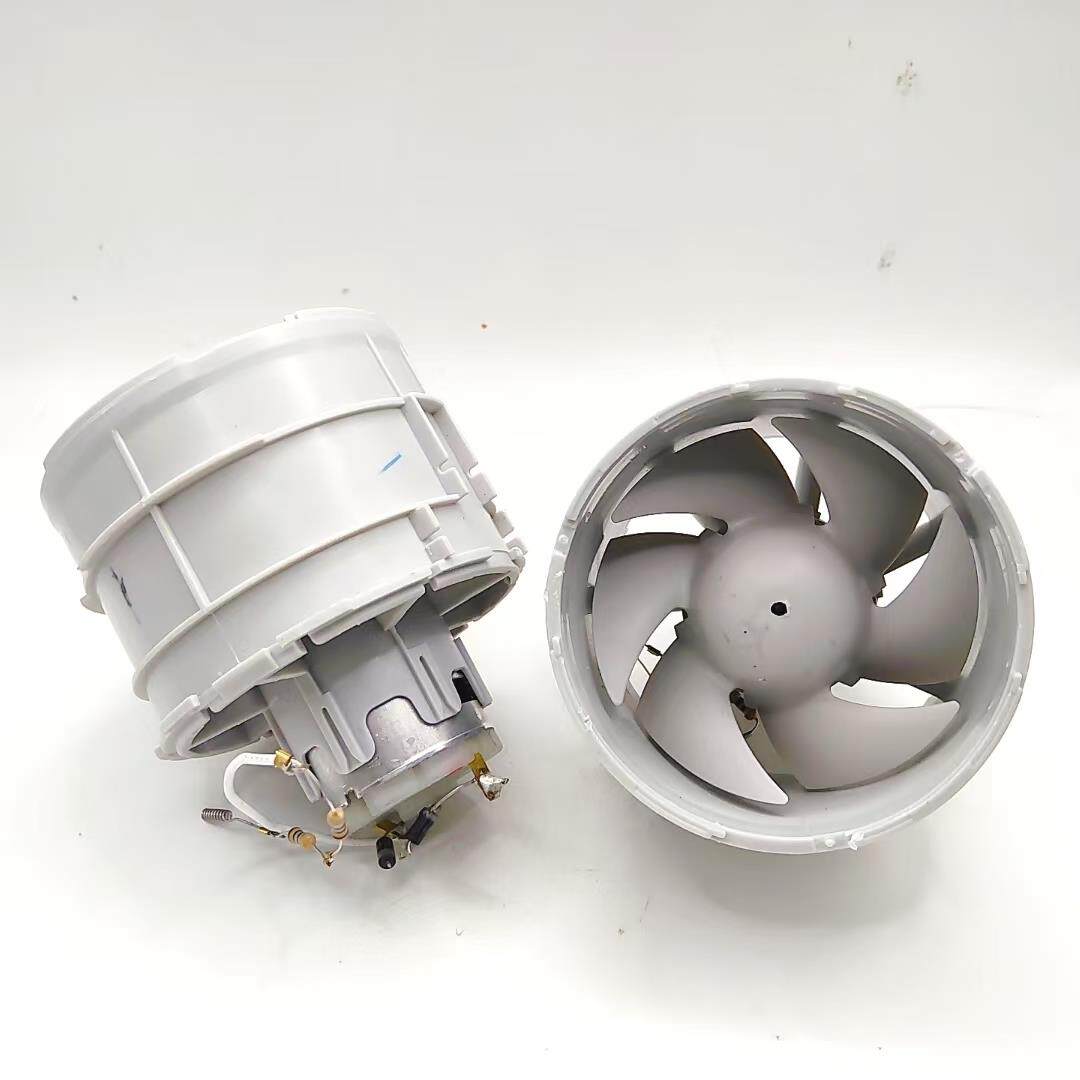 吹风机电机总成 DC12-24V 365碳刷电机 大风量 改装网红涵道风机
