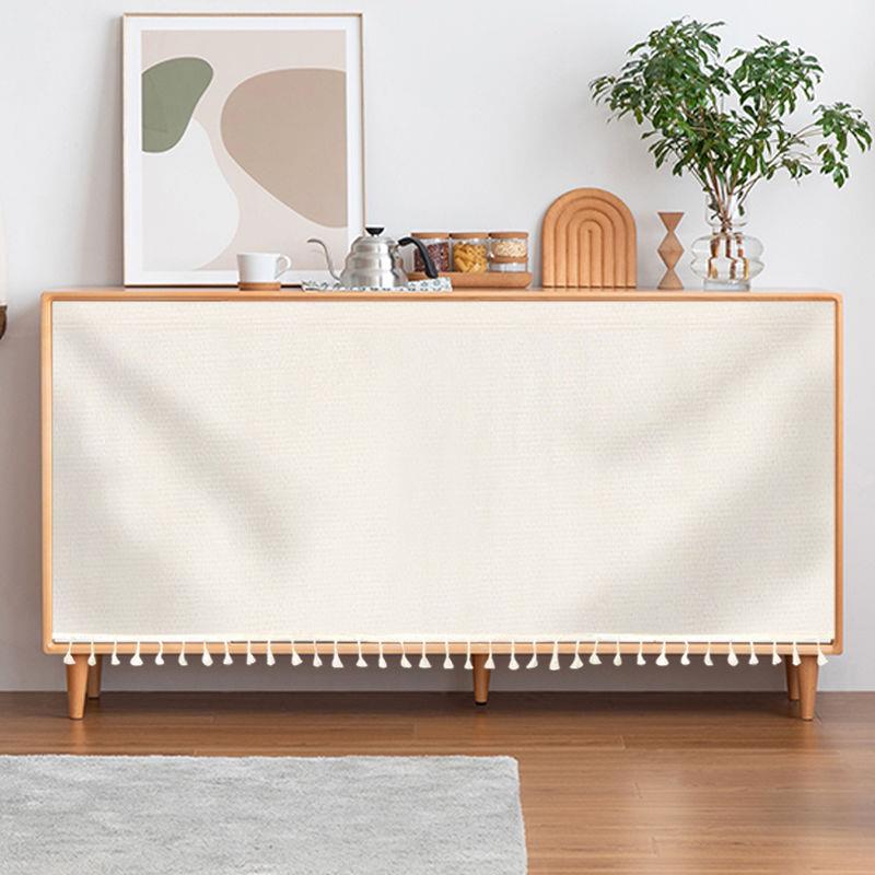 纯色整体橱柜遮挡帘衣柜鞋柜书桌布帘子免打孔自粘遮丑布杂物防尘