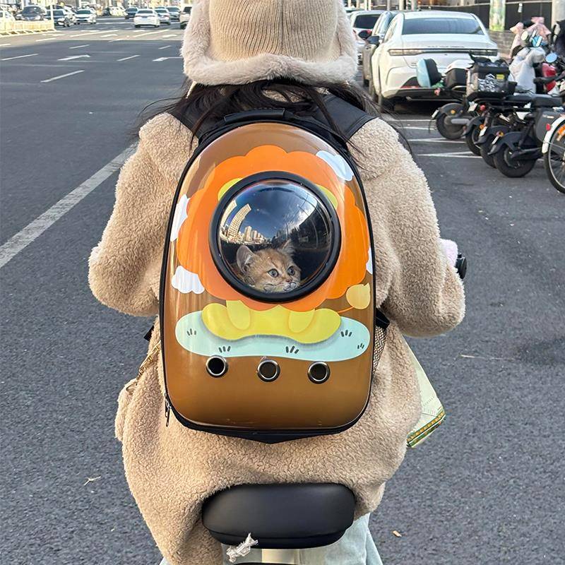 太空舱猫包外出便携宠物背包猫咪双肩包社会化猫包轻便款大容量