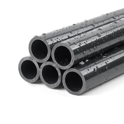 宝琦国标UPVC工业管硬管水管排污管耐酸碱pvc-u深灰色给水化工管