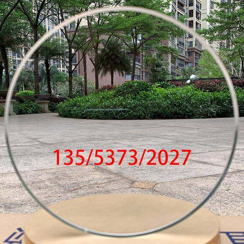 亚克力透明板定制圆桌面磨砂茶色黑色有机玻璃板圆形片波石纹定做