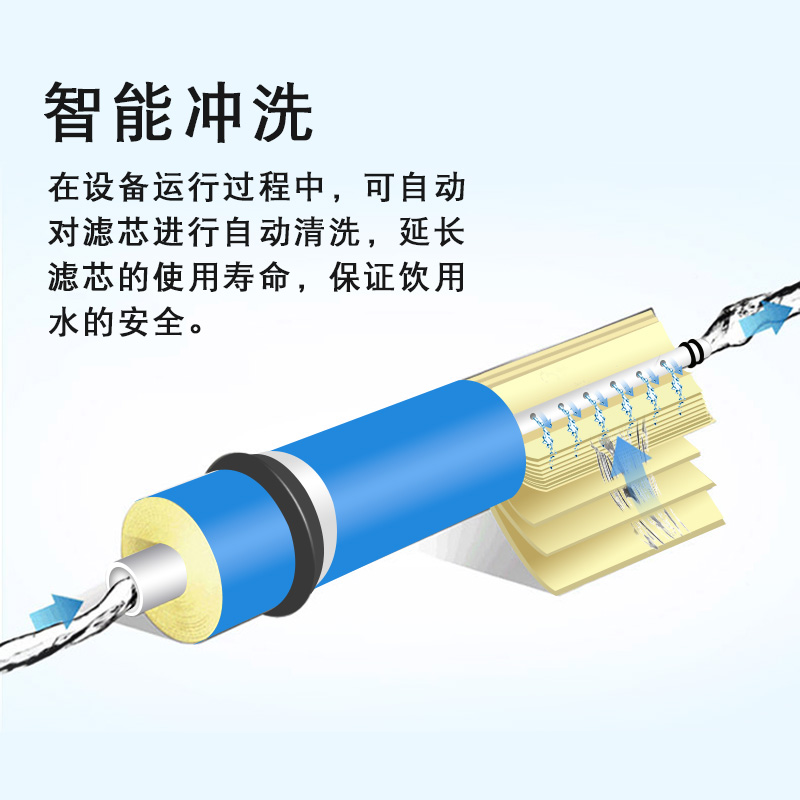 安菲特家用廚房凈水器純水機反滲透濾芯RO膜10寸配件通用