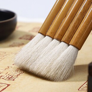 国画羊毛 羊毫排刷 三头 五头 七头 底色刷