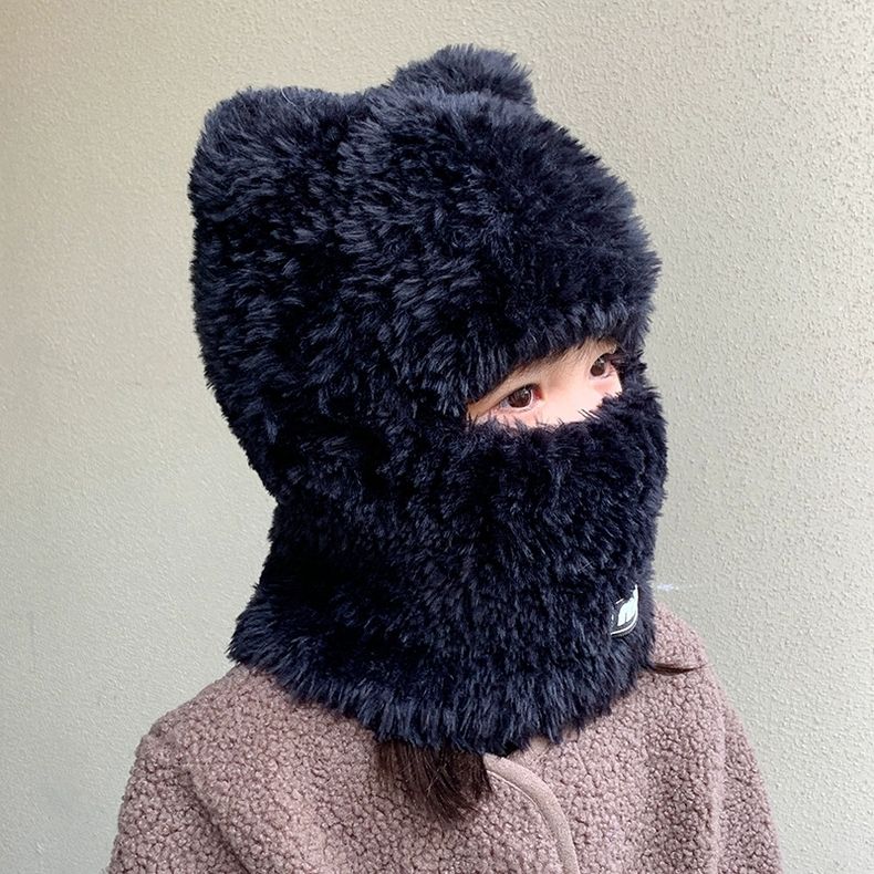 儿童帽子女冬天可爱男宝加