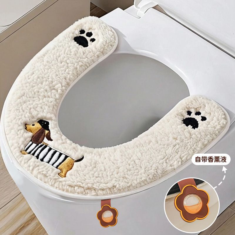 马桶坐垫毛绒家用四季通圈