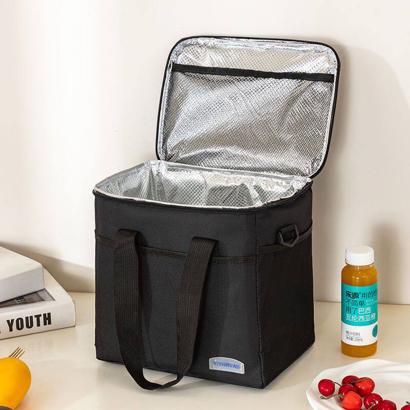 户外野餐篮带盖保温箱折叠便携手提式春游野炊必备用品篮子大容量