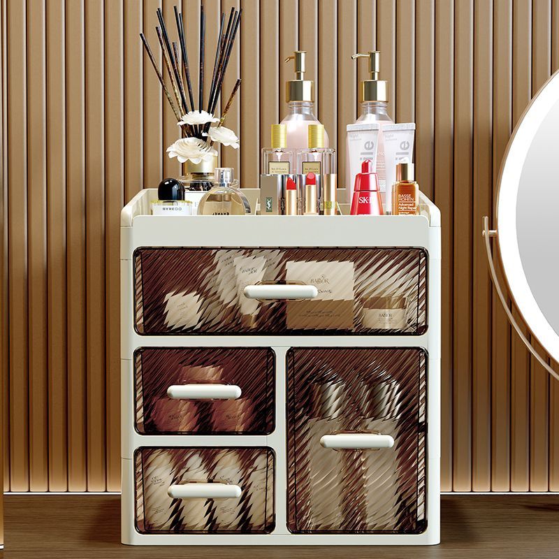 桌面化妆品收纳柜透明家用