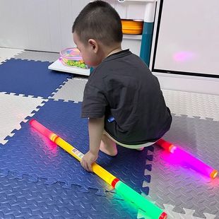 网红儿童金箍棒玩具变发光投影孙悟空如意金箍棒3到6岁灯光夜光