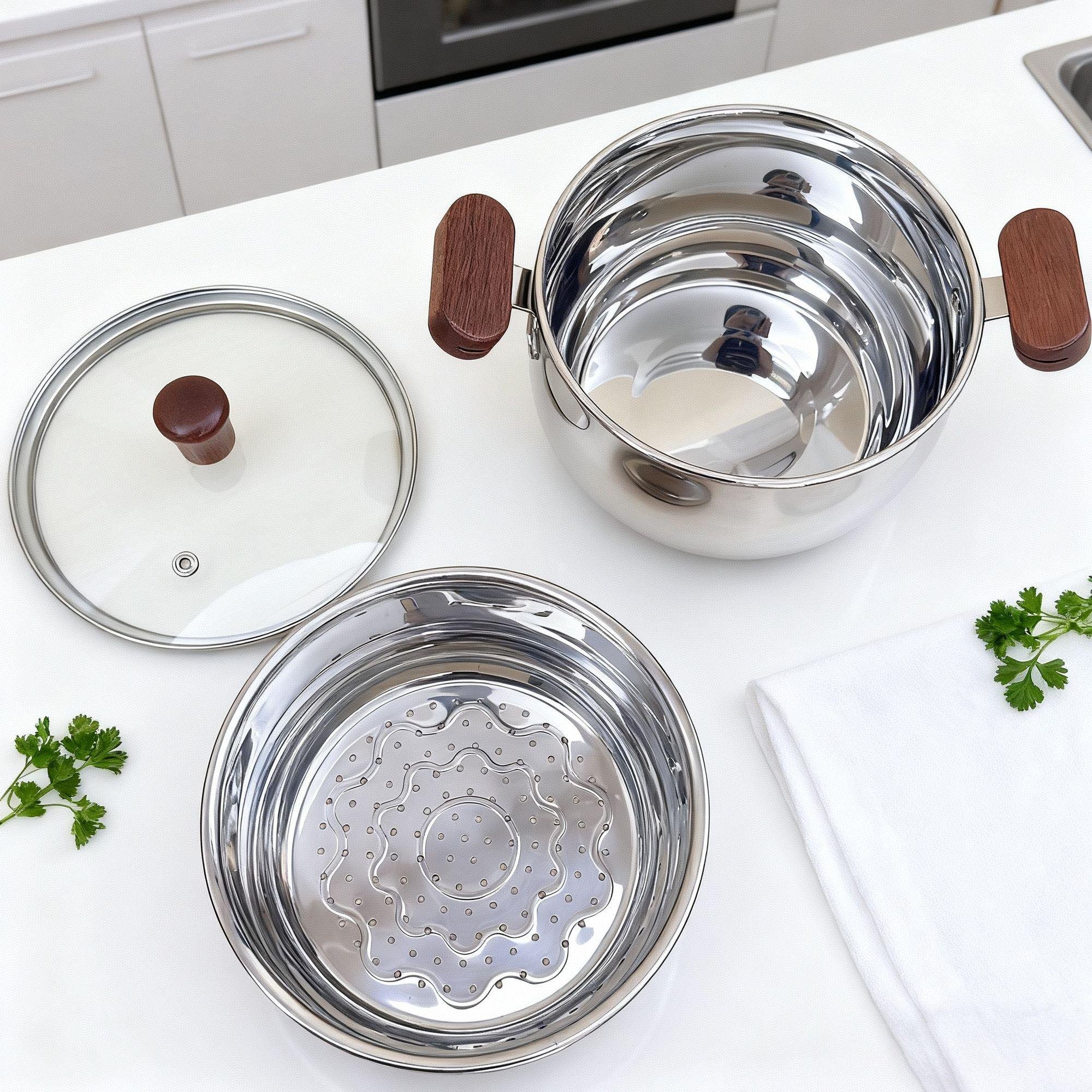 食品级汤锅多功能不锈钢蒸