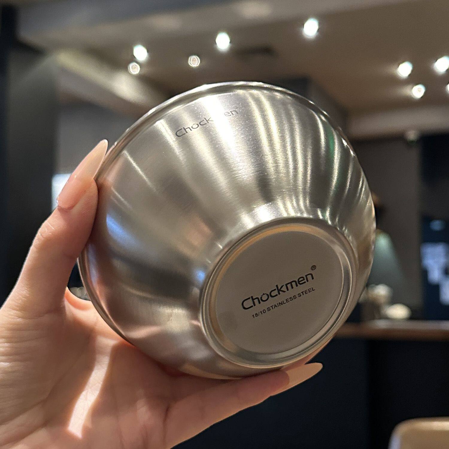 【出德国【316不锈钢米饭碗】双层碗防烫带盖碗吃饭碗儿童家用