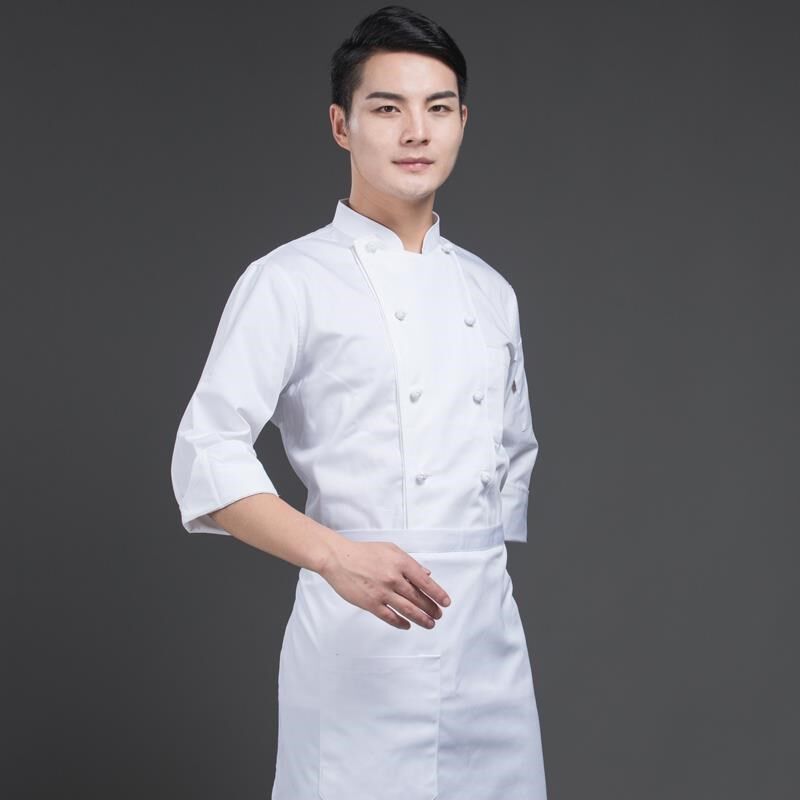 西点师工作服面点工衣烘焙服面包房服装烹饪培训服酒厨厨师服长袖
