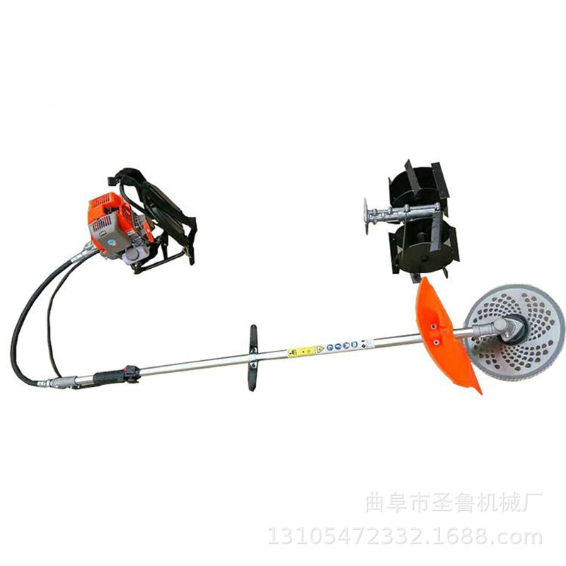 多功能 新款款割草机销背负式水稻地机 四冲程厂割灌机旋耕锄农用
