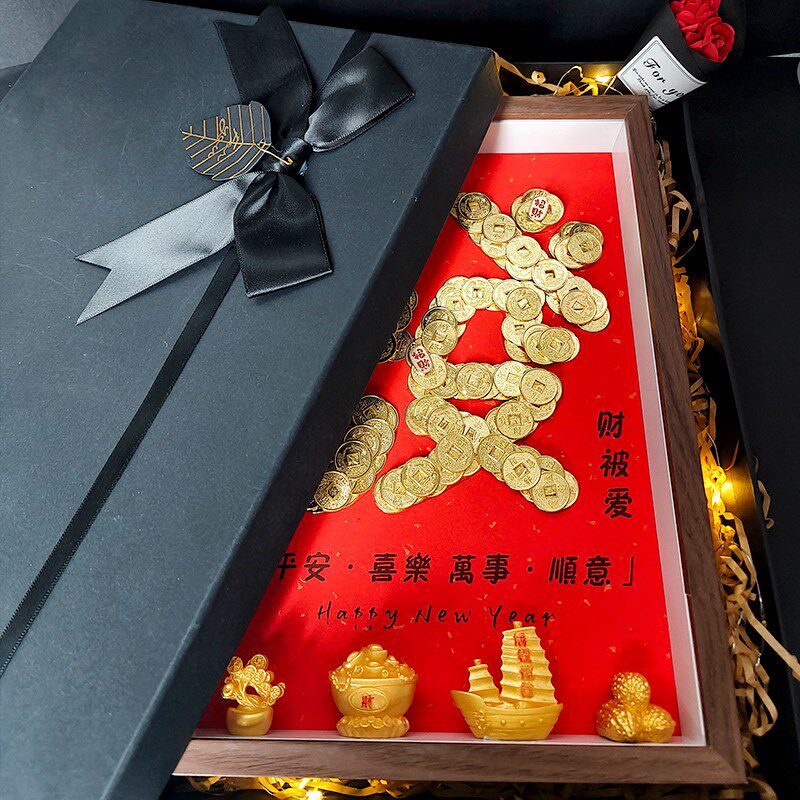 招财摆件玄关新家过年暖房乔迁新居礼物生日实用送男朋友女生闺蜜