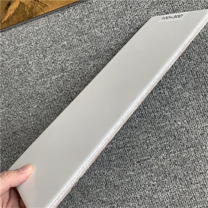 新款精品外墙瓷砖 亮光白色条砖602 50老式砖 釉面砖外墙修