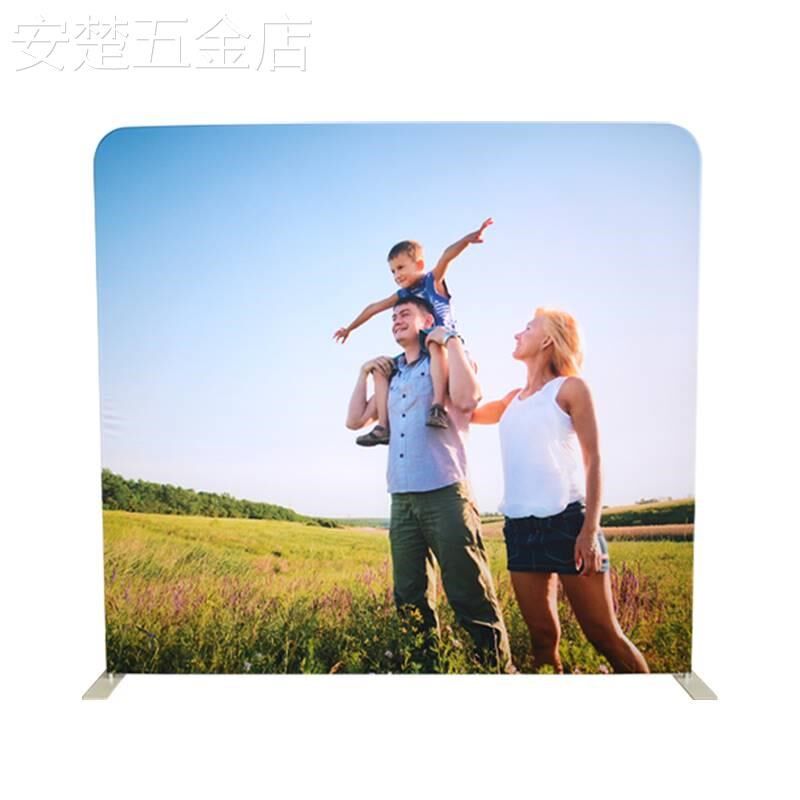 快幕秀定制拉网展架签名墙背景墙海报设计签到墙快展会订婚背景板