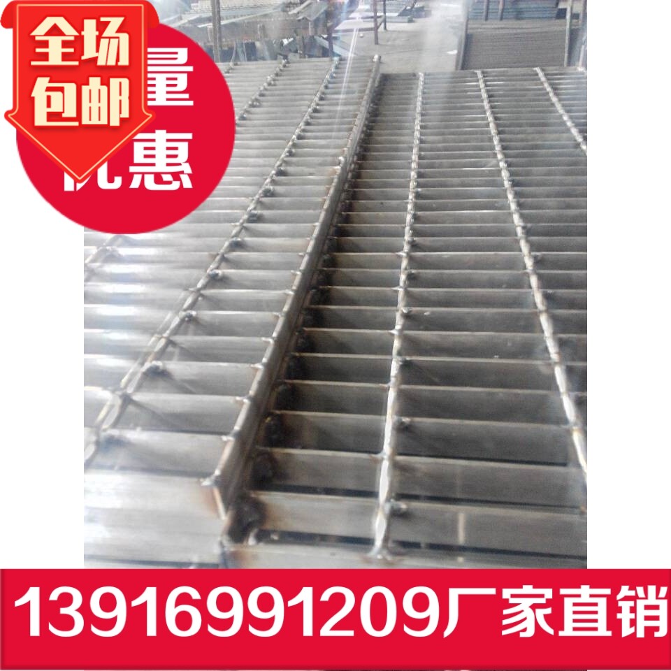 板格栅板水沟盖板洗车格栅钢地沟盖F板排水网格栅板漏水金属网片