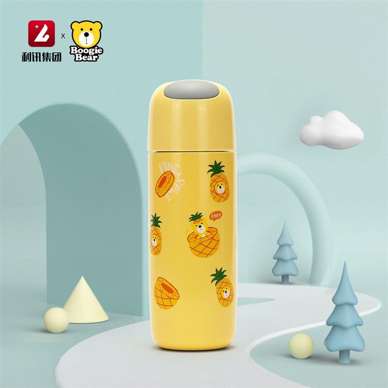 不锈钢3b04保温杯便携w提绳简约高颜值膳/魔师高便携保温杯