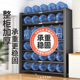 厨房钢制夹缝收纳柜超窄置物架落地微波炉架带门橱柜缝隙储物柜子