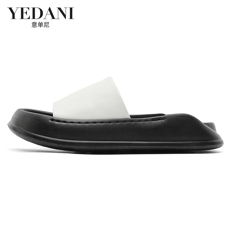 2025爆款网红内外穿拖鞋男潮流外穿高级感厚底海边度假一字沙滩鞋,流行男鞋,沙滩鞋,淘宝优惠券,粉丝福利购,淘宝优惠卷