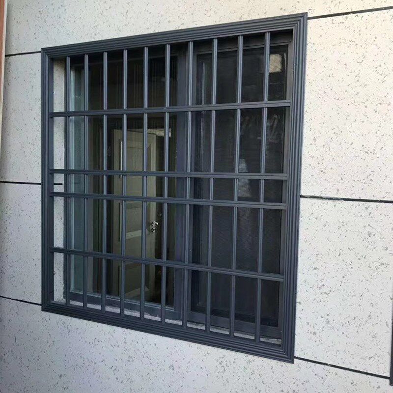 定制铝合金防盗窗防护o栏儿童安全防护网阳台飘窗自装隐形室外护