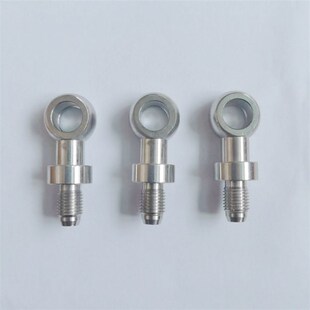 AN4涡轮供油螺丝l,钢制转接螺丝M10*1.5M12转AN4鱼眼接头